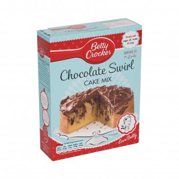 BETTY CROCKER Chocolate Swirl Cake Mix 425g