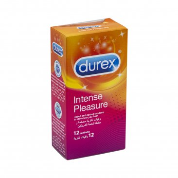 Durex Intense Pleasure Ribbed & Dotted Condoms 12pcs