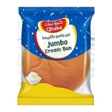 Qbake Jumbo Cream Bun 90G