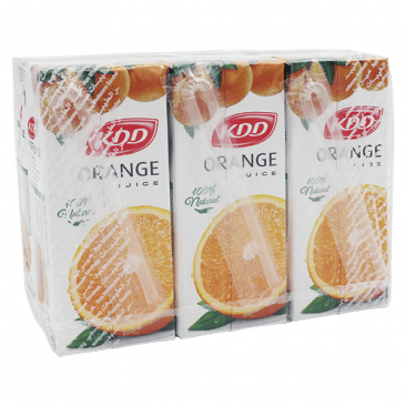 KDD Orange Juice 180ml x 6