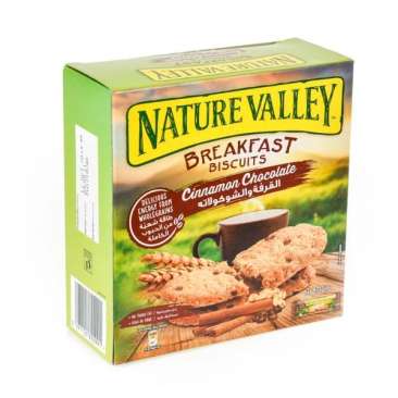 NATURE VALLEY Breakfast Biscuits Cinnamon Chocolate 28g x 6