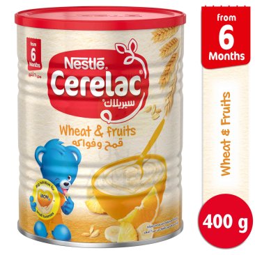 NESTLE Cerelac Infant Cereal Wheat & Fruits 400g