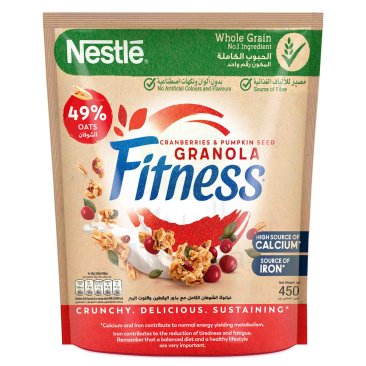 NESTLE FITNESS Granola Oat Cranberry&Seeds Pack 450g
