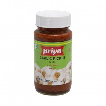 Priya Garlic Pickle Bottle 300g