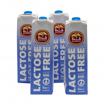 BALADNA Fresh Milk Lactose Free 1Lx4