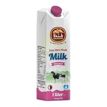 Baladna Uht Milk Skimmed 1L