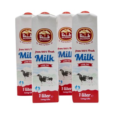 BALADNA UHT Milk Low Fat 1L x 4