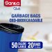 SANITA CLUB Garbage Bag Bio 75x103cm 50gallon 20pc